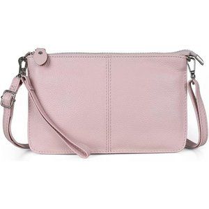 befen Leather Wristlet Clutch Wallet Purses Small Envelope Crossbody Bags